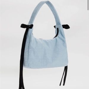 Sandy Liang x Baggu Mini Bow Bag in Blue NWT